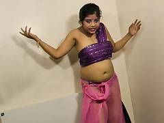 Gujarati Hot Stunner Rupali Sloppy Talking And Stripping Show